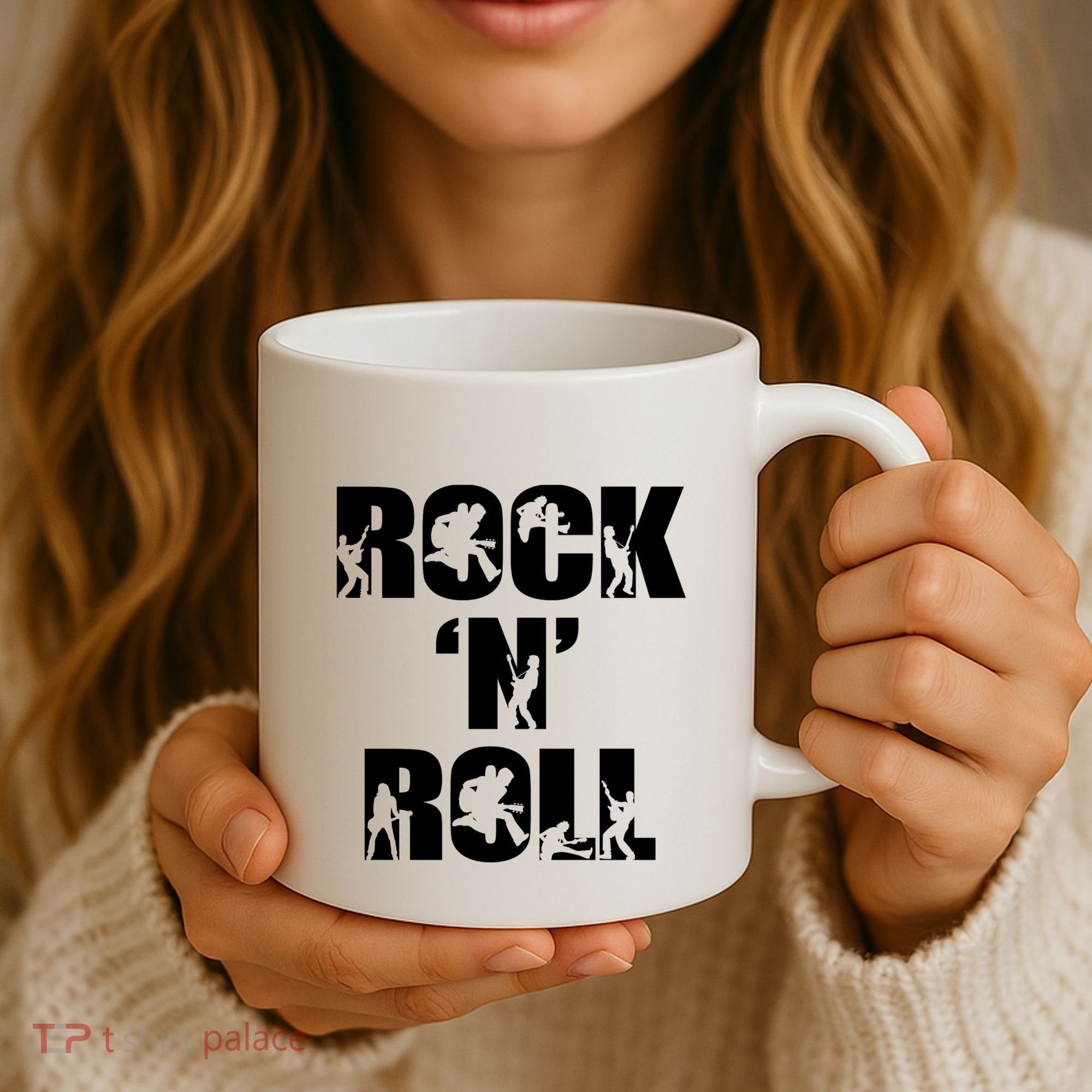 Rock N Roll Music Nothing But Rock & Roll 70S 80 90S Retro Coffee Mug