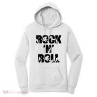 Rock N Roll Music Nothing But Rock & Roll 70S 80 90S Retro Women's Hoodie thumb 0