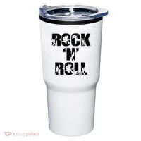 Rock N Roll Music Nothing But Rock & Roll 70S 80 90S Retro Tumbler thumb 0