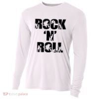 Rock N Roll Music Nothing But Rock & Roll 70S 80 90S Retro Cooling Performance Long Sleeve Crew thumb 0