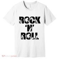 Rock N Roll Music Nothing But Rock & Roll 70S 80 90S Retro Premium T-Shirt thumb 0