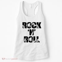 Rock N Roll Music Nothing But Rock & Roll 70S 80 90S Retro Women's Tank Top thumb 0