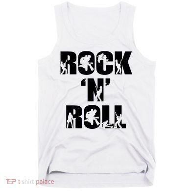 Rock N Roll Music Nothing But Rock & Roll 70S 80 90S Retro Tank Top