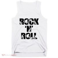 Rock N Roll Music Nothing But Rock & Roll 70S 80 90S Retro Tank Top thumb 0