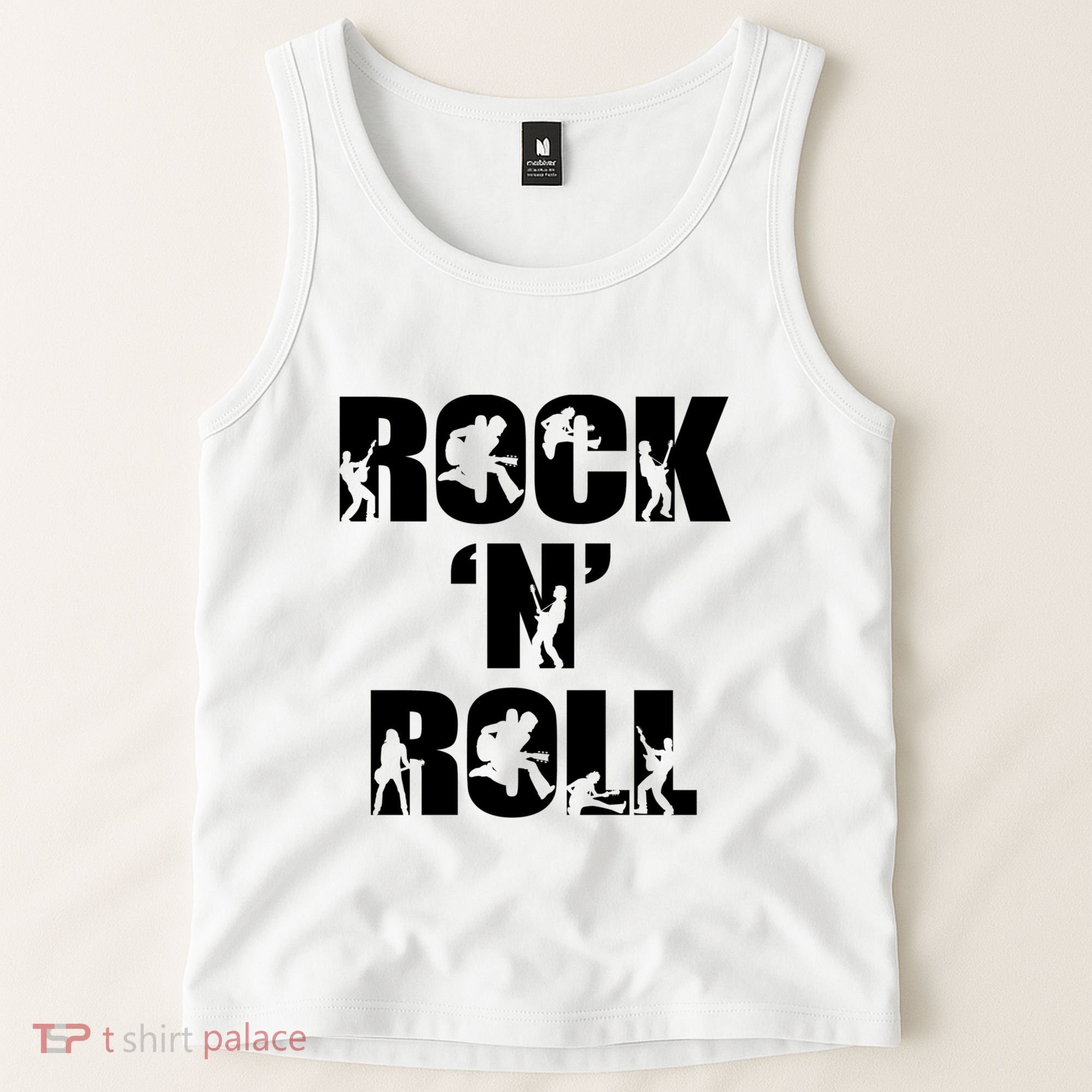 Rock N Roll Music Nothing But Rock & Roll 70S 80 90S Retro Tank Top