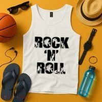 Rock N Roll Music Nothing But Rock & Roll 70S 80 90S Retro Tank Top thumb 4