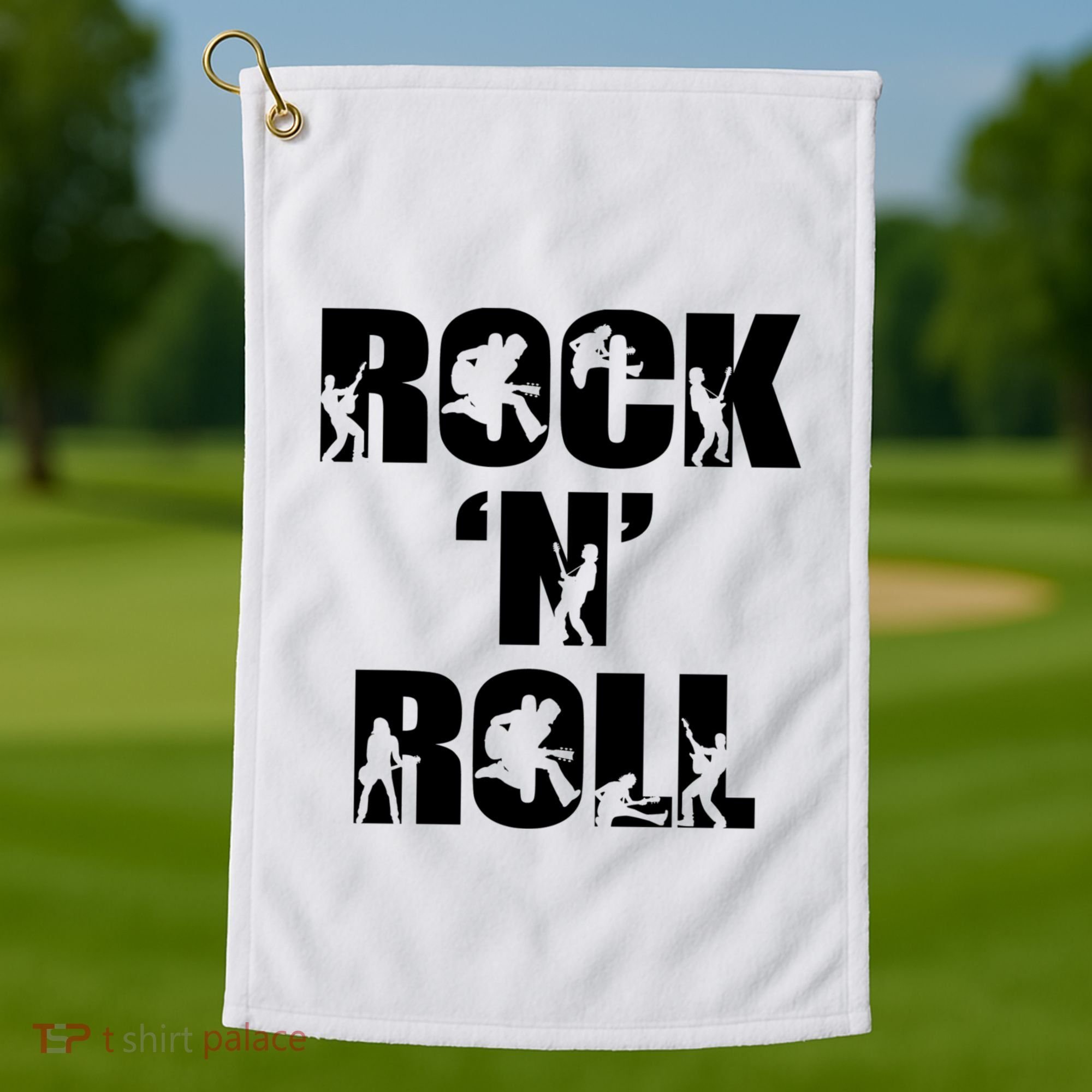 Rock N Roll Music Nothing But Rock & Roll 70S 80 90S Retro Golf Towel