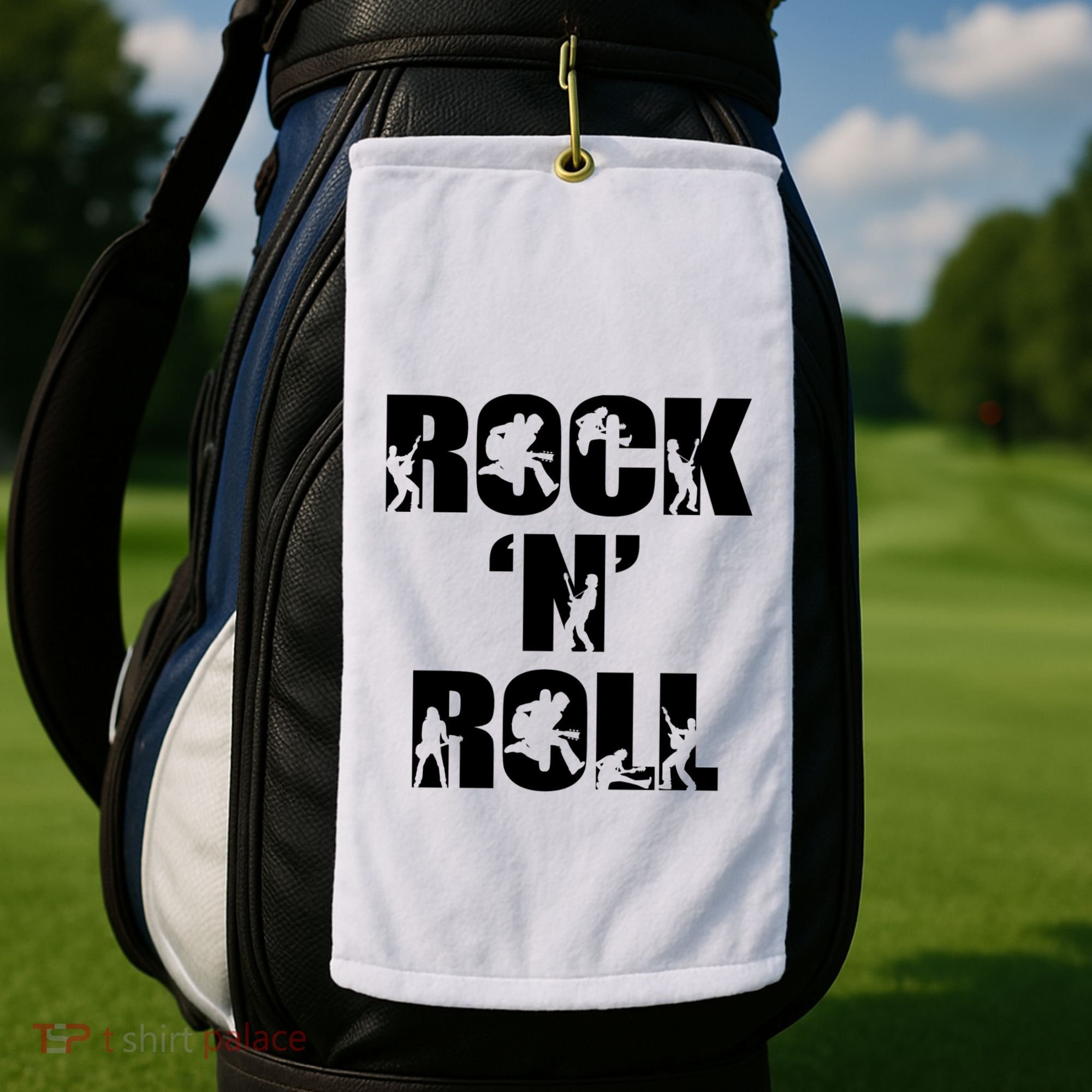 Rock N Roll Music Nothing But Rock & Roll 70S 80 90S Retro Golf Towel
