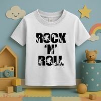 Rock N Roll Music Nothing But Rock & Roll 70S 80 90S Retro Toddler T-Shirt thumb 3