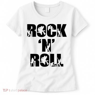Rock N Roll Music Nothing But Rock & Roll 70S 80 90S Retro Women's T-Shirt