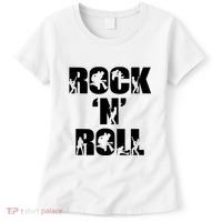 Rock N Roll Music Nothing But Rock & Roll 70S 80 90S Retro Women's T-Shirt thumb 0