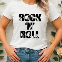 Rock N Roll Music Nothing But Rock & Roll 70S 80 90S Retro Women's T-Shirt thumb 2