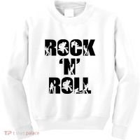 Rock N Roll Music Nothing But Rock & Roll 70S 80 90S Retro Kids Sweatshirt thumb 0
