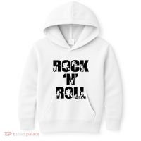 Rock N Roll Music Nothing But Rock & Roll 70S 80 90S Retro Kids Hoodie thumb 0