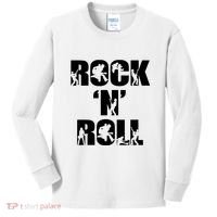 Rock N Roll Music Nothing But Rock & Roll 70S 80 90S Retro Kids Long Sleeve Shirt thumb 0