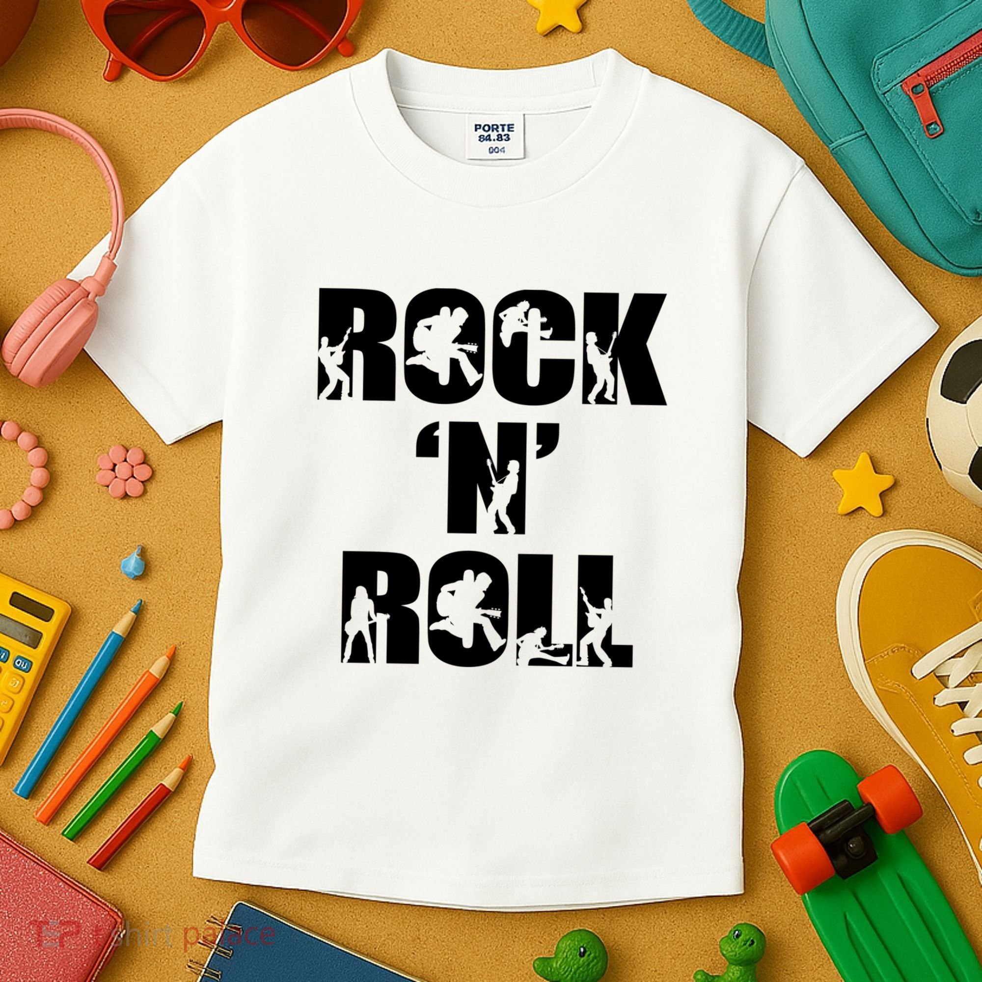 Rock N Roll Music Nothing But Rock & Roll 70S 80 90S Retro Kids T-Shirt