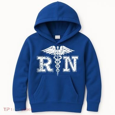 R N Registered Nurse Gift For Nurses Kids Hoodie