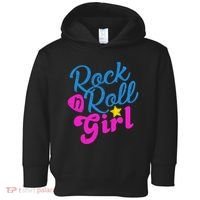 Rock N Roll Girl Cute Gift Toddler Hoodie thumb 0