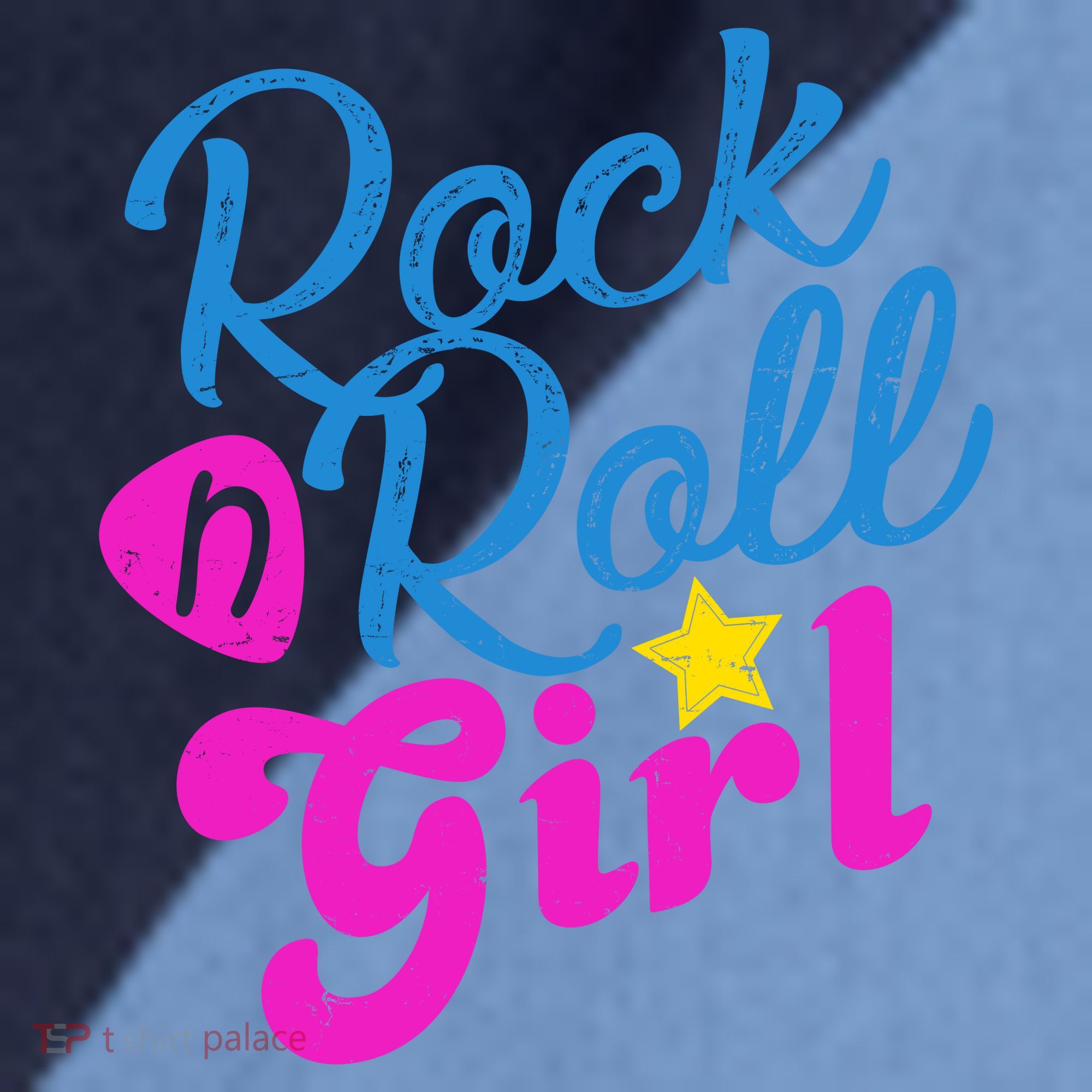 Rock N Roll Girl Cute Gift Raglan Baseball Sleeve Shirt
