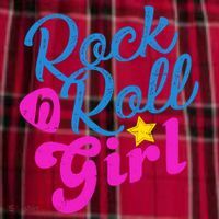 Rock N Roll Girl Cute Gift Women's Flannel Plaid Pajama Pants thumb 2