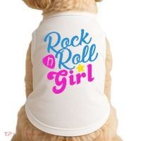 Rock N Roll Girl Cute Gift Doggie Tank thumb 0