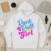 Rock N Roll Girl Cute Gift Hoodie thumb 3