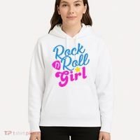 Rock N Roll Girl Cute Gift Hoodie thumb 5
