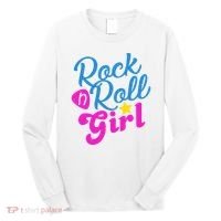 Rock N Roll Girl Cute Gift Long Sleeve Shirt thumb 0