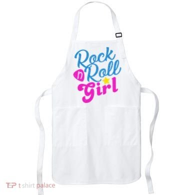 Rock N Roll Girl Cute Gift Apron