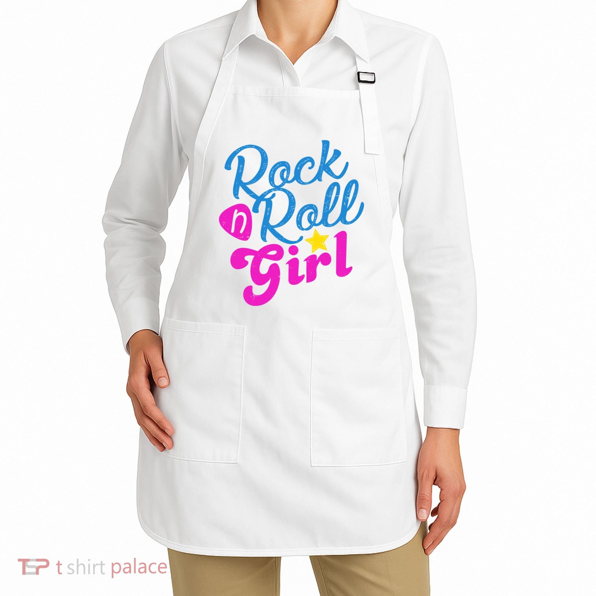 Rock N Roll Girl Cute Gift Apron
