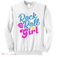Rock N Roll Girl Cute Gift Sweatshirt thumb 0