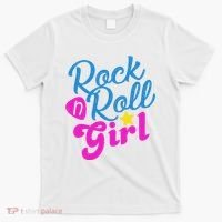 Rock N Roll Girl Cute Gift T-Shirt thumb 0