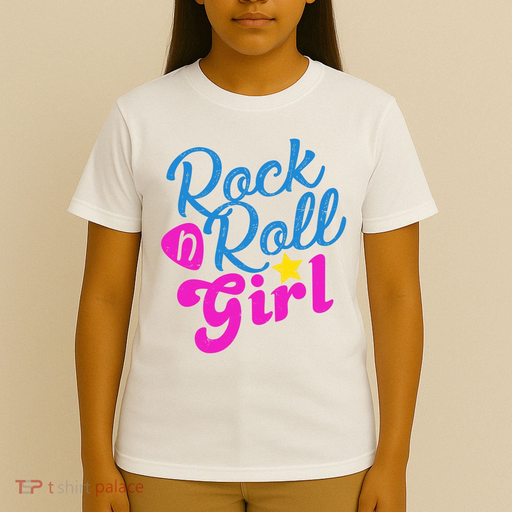 Rock N Roll Girl Cute Gift T-Shirt
