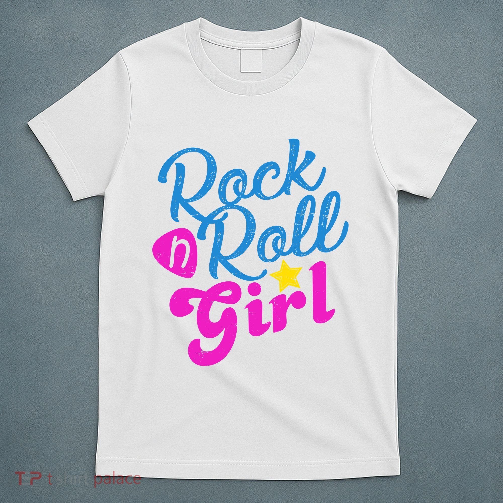 Rock N Roll Girl Cute Gift T-Shirt