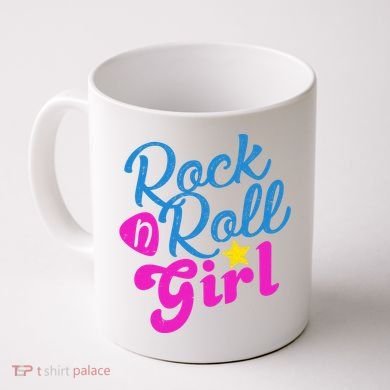 Rock N Roll Girl Cute Gift Coffee Mug
