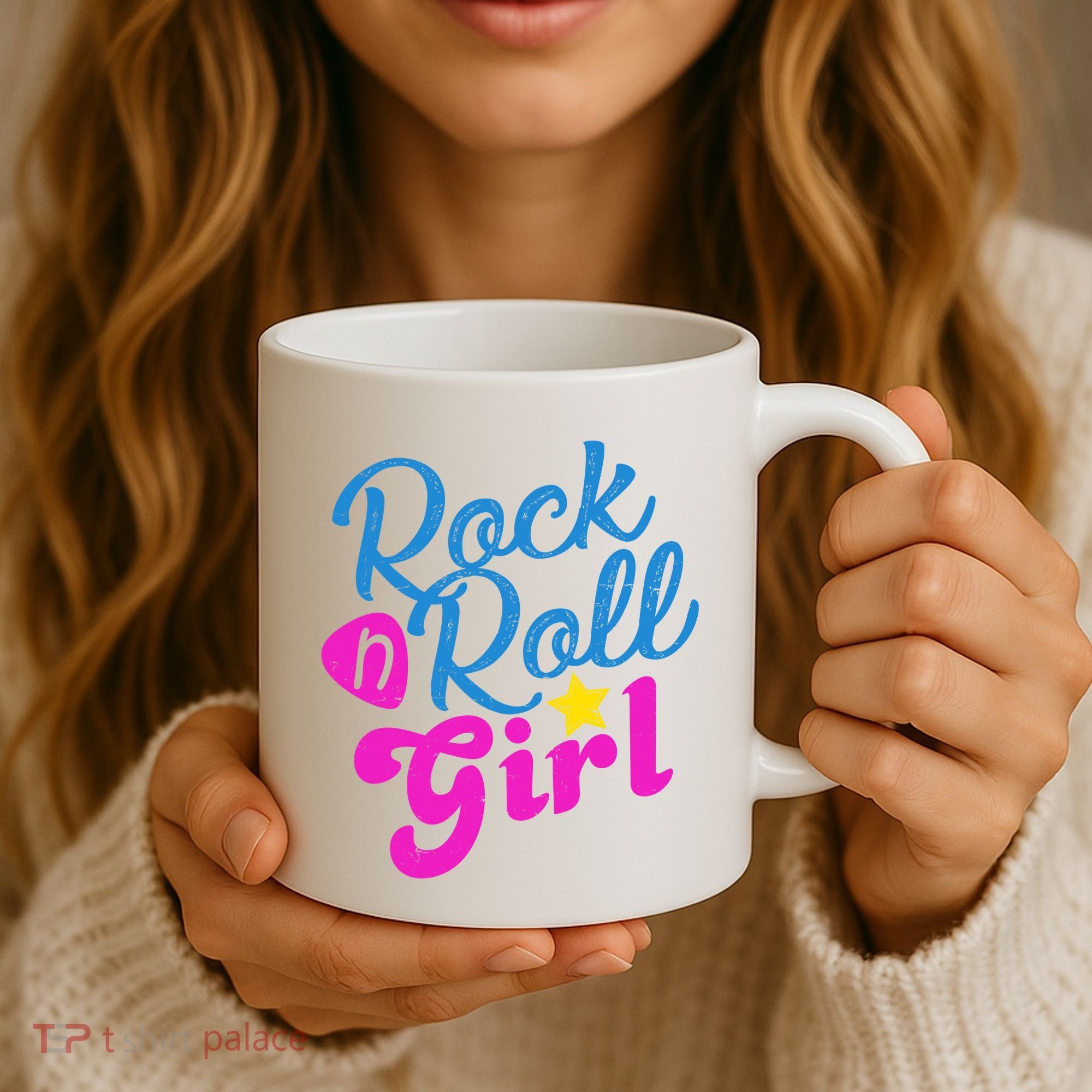 Rock N Roll Girl Cute Gift Coffee Mug