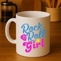 Rock N Roll Girl Cute Gift Coffee Mug thumb 4