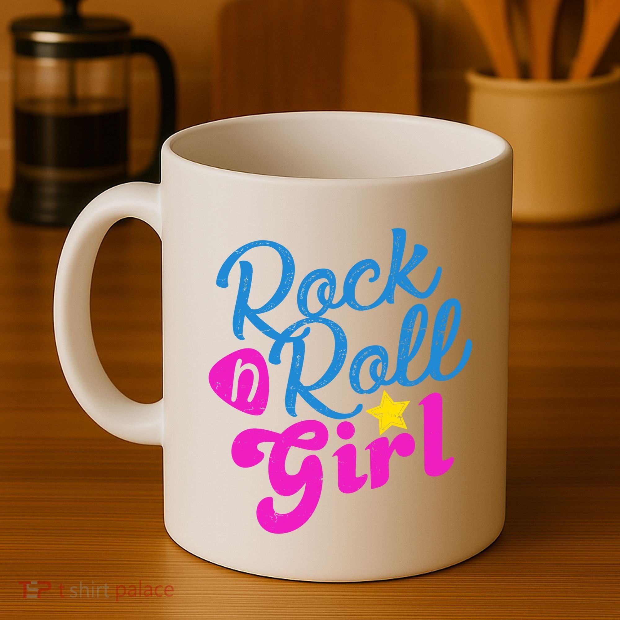 Rock N Roll Girl Cute Gift Coffee Mug