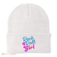 Rock N Roll Girl Cute Gift Beanie thumb 0