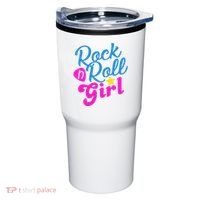 Rock N Roll Girl Cute Gift Tumbler thumb 0