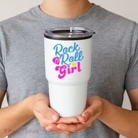Rock N Roll Girl Cute Gift Tumbler thumb 2