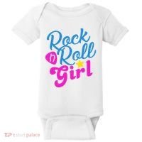 Rock N Roll Girl Cute Gift Baby Bodysuit thumb 0