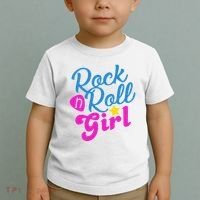 Rock N Roll Girl Cute Gift Toddler T-Shirt thumb 2