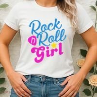 Rock N Roll Girl Cute Gift Women's T-Shirt thumb 2