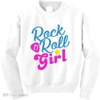 Rock N Roll Girl Cute Gift Kids Sweatshirt thumb 0