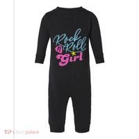 Rock N Roll Girl Purple Darla Infant Fleece One Piece thumb 0
