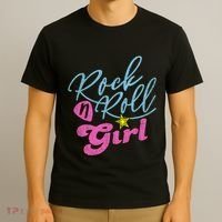 Rock N Roll Girl Purple Darla T-Shirt thumb 3