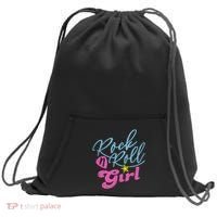 Rock N Roll Girl Purple Darla Sweatshirt Cinch Pack Bag thumb 0