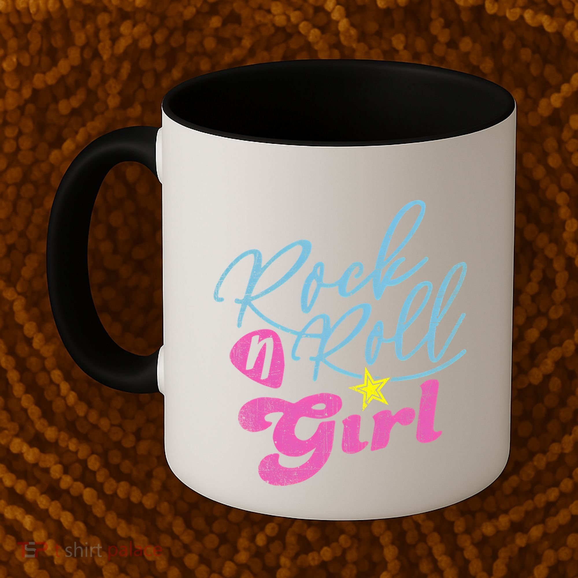 Rock N Roll Girl Purple Darla Coffee Mug