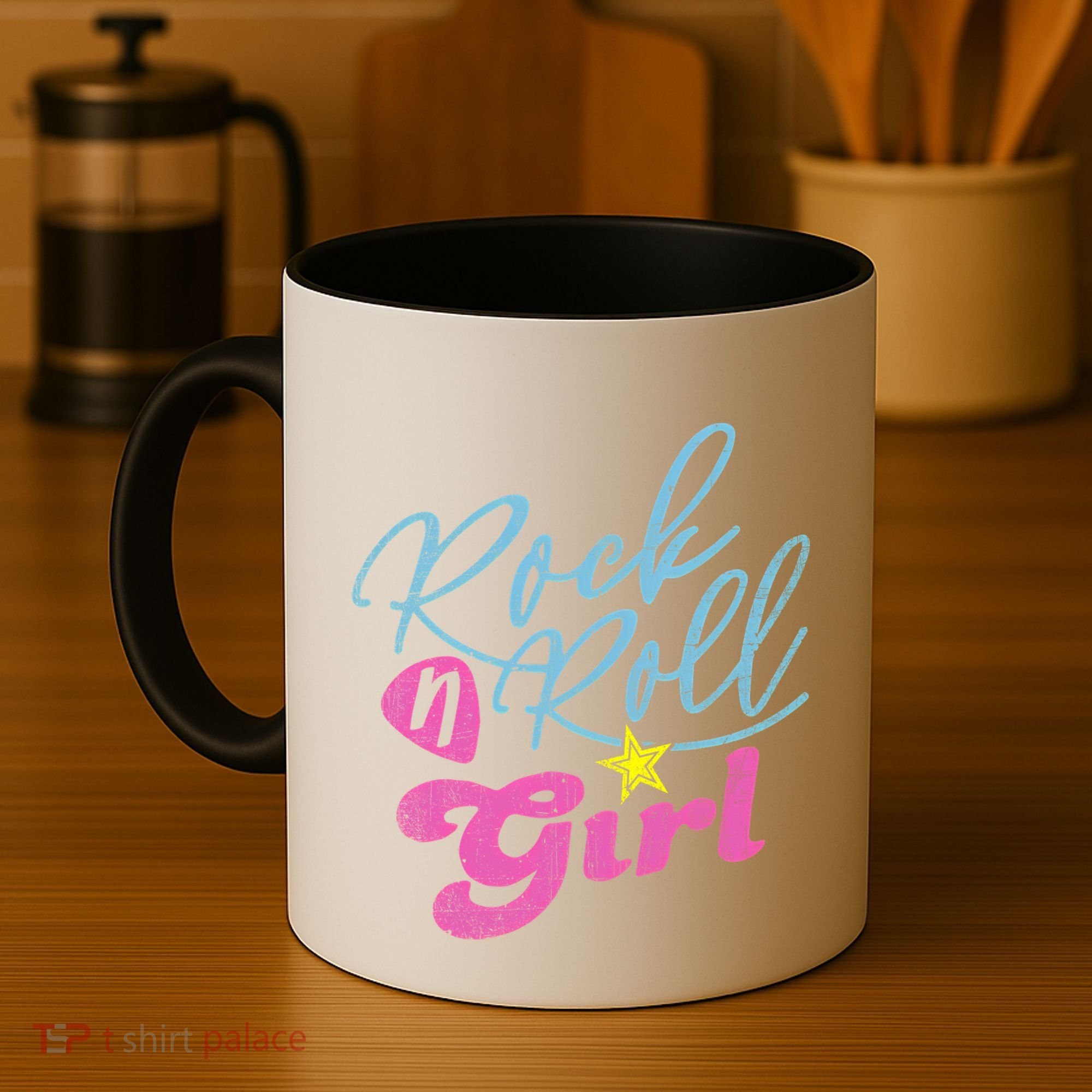Rock N Roll Girl Purple Darla Coffee Mug